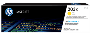 HP 203X LaserJet Toner Jaune (Grande Capacité)