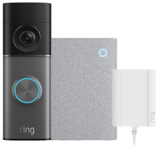 Ring Wired Plug-In Video Doorbell 4K Pro Grey + Chime