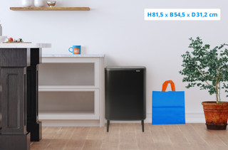 Brabantia Bo Touch Bin Hi afvalemmer 2 x 30 liter Matt Black