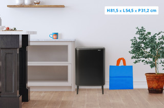 Brabantia Bo Touch Bin Hi Poubelle 2 x 30 Litres Matt Black