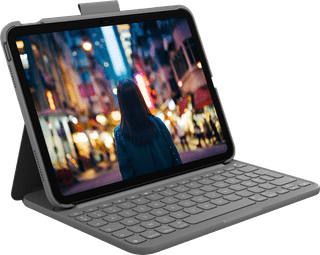 Logitech Slim Folio Apple iPad (20252022) Keyboard Cover AZERTY
