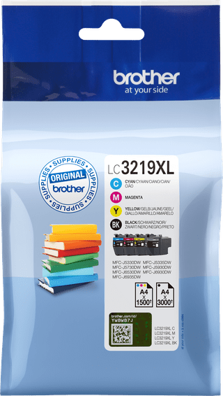Brother LC-3219XL Cartridge 4-Pack