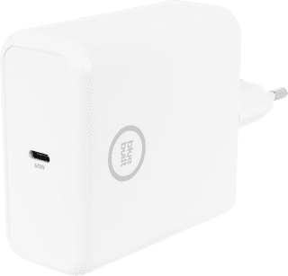 BlueBuilt Power Delivery Oplader met Usb C Poort 60W Wit