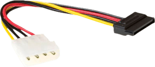 ACT AK3197 Serial ATA voedingsverloop Kabel 0,15m