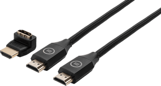 BlueBuilt HDMI Cable 4K 60Hz Nylon 15m + 90° Adapter