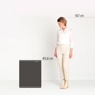 Brabantia Bo Touch Bin 2 x 30 Litres Platine