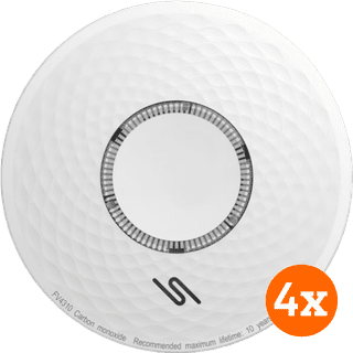 Elro FV4310 Détecteur Combiné Lot de 4