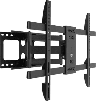 BlueBuilt Support Mural Rotatif 48" - 75" Noir