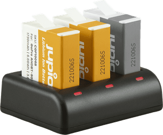 Jupio Kit: Enduro Battery GoPro HERO 10/11/12 AHDBT-901 (2x) + Compact USB Triple Charger
