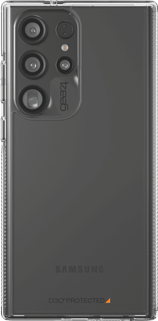 GEAR4 Crystal Palace Samsung Galaxy S23 Ultra Back Cover Transparent