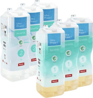 Miele Set UltraPhase Sensitive 1 & 2 (6 bottles) - Half-year Pack