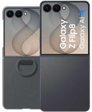 Samsung Galaxy Z Flip 8 512GB Black 5G + Silicone Back Cover with Magnet Black