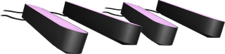 Philips Hue Play Light Bar White and Color Black 4-pack
