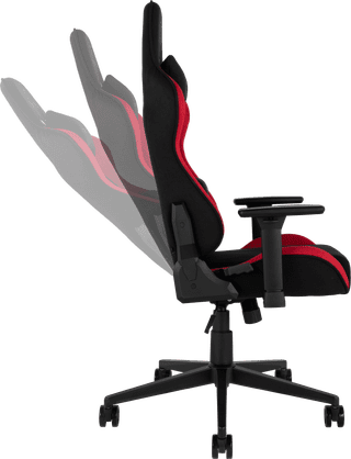 Vortech Essential Gamestoel Rood + Vortech Vloermat Zwart