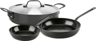 GreenPan Craft Frying Pan Set 20cm + 28cm + High-sided Skillet 30cm
