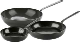 GreenPan Craft Frying Pan Set 20cm + 28cm + Wok 28cm
