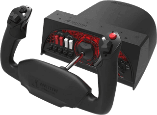 Honeycomb Alpha Flight Controls Yoke and Switch Panel PC