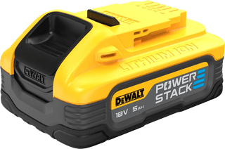 DeWalt 18V XR 5.0Ah POWERSTACK Battery