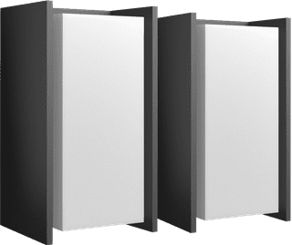 Philips Hue Turaco muurlamp White zwart duo pack