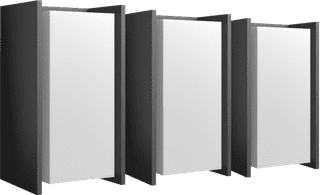 Philips Hue Turaco muurlamp White zwart 3-pack