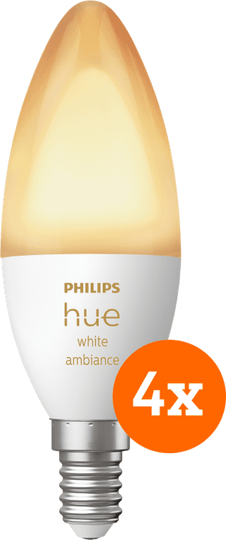 Philips Hue Candle Light White Ambiance E14 4-pack