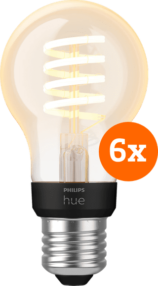 Philips Hue Filament White Ambiance Standard 6-pack