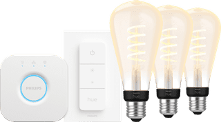 Philips Hue Filament White Ambiance Edison XL 3-Pack Startpakket