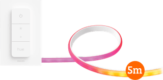 Philips Hue Gradient Ruban LED Set de Base 5 mètres + Variateur Sans Fil