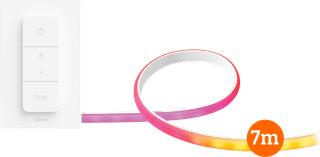 Philips Hue Gradient Led Strip basisset 7 meter + Draadloze dimmer
