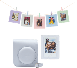 Fujifilm Instax Mini 12 Kit d'Accessoires Clay White