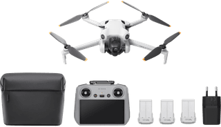 DJI Mini 4 Pro Fly More Combo + BlueBuilt Chargeur