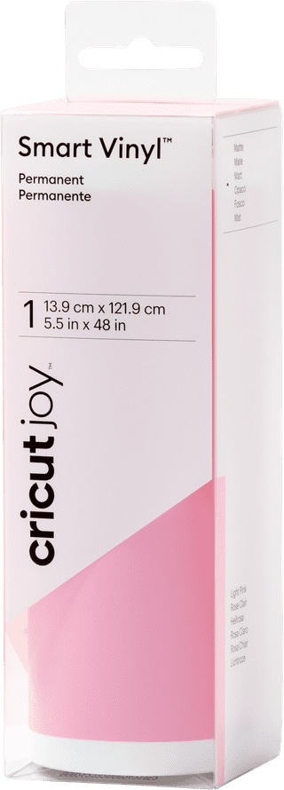 Cricut Smart Vinyl Permanent Joy Mat Rose Clair 14x122 cm