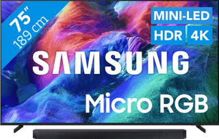 Samsung Micro RGB 75" R85H (2026) + Samsung HW-Q600H (2026)
