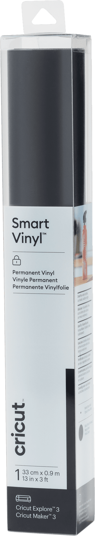 Cricut Smart Vinyl Permanent Noir 33x91 cm