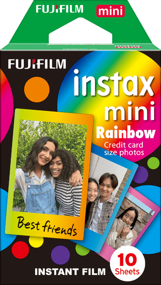 Fujifilm Instax Colorfilm Mini Rainbow (10 Pièces)