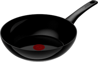 Tefal Renew On Ceramic Wok 28cm Black