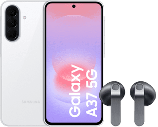 Samsung Galaxy A37 128 Go Blanc 5G + Samsung Galaxy Buds4 Noir