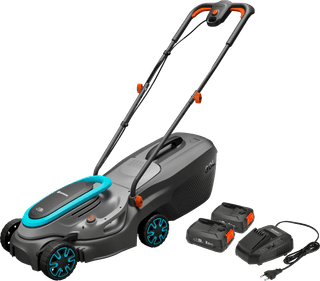 Gardena Tondeuse à Gazon sur Batterie PowerMax 32/18 V P4A avec Batterie 2,5 Ah (2x)