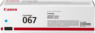 Canon 067 Toner Cartridge Cyan
