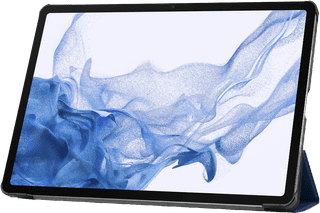 Just in Case Smart Tri-Fold Samsung Galaxy Tab S9/S9 FE/S10 FE/S10 Lite Book Case Bleu