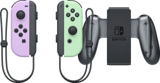 Nintendo Switch Joy-Con Set Mauve/Vert Pastel + Nintendo Switch Joy-Con Support de Recharge
