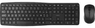BlueBuilt Wireless USB Keyboard AZERTY + BlueBuilt Nexum Wireless Mouse