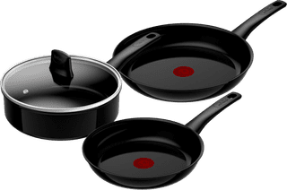 Tefal Renew On Ceramic Frying Pan Set 24cm + 28cm + High-sided Skillet 24cm