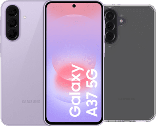 Samsung Galaxy A37 256GB Pink 5G + BlueBuilt Back Cover Transparent