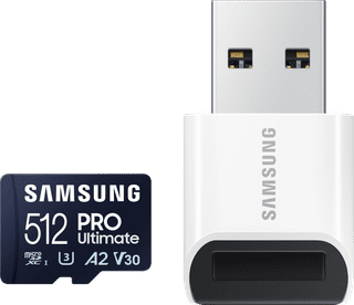 Samsung MicroSDXC PRO Ultimate 512 Go 130 Mo/s + Lecteur USB