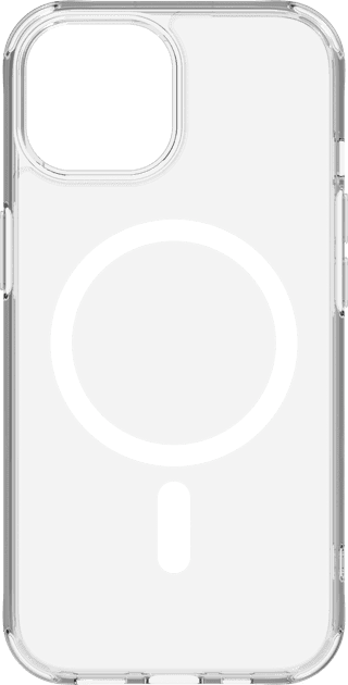 BlueBuilt Protective Back Cover with MagSafe iPhone 15 Transparent