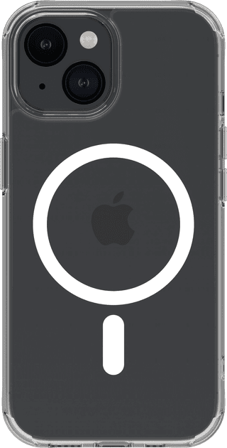 BlueBuilt Protective Back Cover with MagSafe iPhone 15 Transparent
