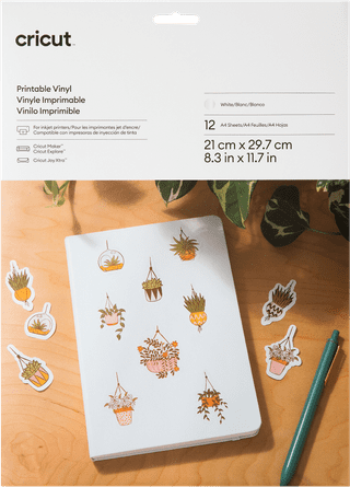 Cricut Printable Vinyl White A4 (12 Sheets)