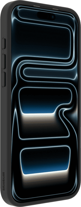 BlueBuilt MagSafe Hoesje iPhone 18 Pro Max Zwart + Kaarthouder Leer Zwart