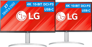 LG 27UP850N-W Lot de 2